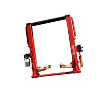 Gralara Automobile Lift Model Herramienta de Mantenimiento para Trabajos en Modelo de Taller Base para Elevador Miniatura Accesorio Simulado para Garaje Doble, Edición Deluxe Roja