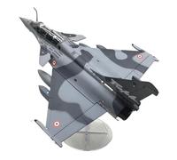 Gralara Avión de Rafale Modelo de Ataque a Escala 1 72 Construido en Aleación Y PP con Precisa Y Soporte Independiente Adecuado para Colección, Gris