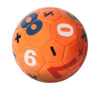 Gralara Balón Fútbol Talla 2 para Principiantes Balón Mini Talla 2 Compacto Pelota para Práctica Habilidas, Naranja