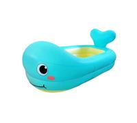 Gralara Bañera Inflable de Ballena Fondo Acolchado Bañera Inflable de Pájaro Antideslizante para Niños Pequeños, Viaje, Whale