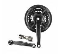 Gralara Bielas Compatibles Crankset para, Manivela Izquierda + Plato Derecho + Extractor De Manivela, 170 Mm De Distancia Entre Ejes