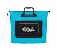 Gralara Bolsa de EVA para Peces Gran Capacidad Contenedor de Pescado Impermeable para Pescadores, Azul, 52