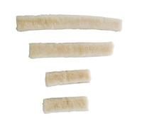 Gralara Cabestro Juego Protectores Equinos Cubiertas Tubo Acolchado Material Felpa Adecuado para Entrenamiento Paseo Diario Transporte de Caballos, Beige