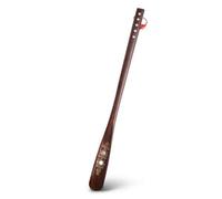 Gralara Calzador Largo Elegante Calzador con Mango Largo Levantador Zapatos para Adultos Mayores, Casa, Zapatería, Ebony, 58CM