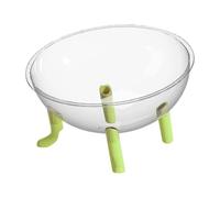 Gralara Cama para Gatos Clear Space Capsule, Nido para Dormir para Gatitos, Resistente y elevada, con cúpula acrílica, versátil, para Gatos, Verde