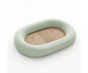 Gralara Cama Rascador Ovalado Rascador con Cama Acolchado Mascotas para s, Gatitos, Interiores, Verde Haba De Hielo