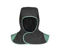 Gralara Capucha de soldadura de protección completa Diseño de malla interna ignífuga lavable Reutilizable a prueba de polvo para soldador Soldadura Cubierta, negro