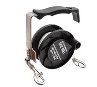 Gralara Carre Buceo Manual Resisn Carre Buceo con Mosquetón Robusto para Buceadores Técnicos, Navegación Subacuática, Negro
