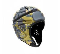 Gralara Casco Blando Infantil Antiimpacto Gorro Protector EVA Ligero Deporte para Esquí, Fútbol, Amarillo, Gris, Niño