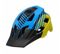 Gralara Casco de Bicicleta Adulto Casco Visera Protector Sombrero con Ancha con Estructura de una Pieza Espuma y Carcasa PC Absorción de Impactos Adecuado, Azul Cielo, Negro, Amarillo, L