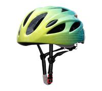 Gralara Casco Infantil Integrado para Ciclismo Niños Accesorio de Bici Transpirable Casco de Absorbente de Impactos con Correa Ajustable Adecuado, Amarillo Verde