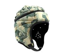 Gralara Casco Protector Rugby Protector Adultos EVA Transpirable con Banda Elástica Adecuado para Deportes de Contacto Entrenamiento Par, Verde