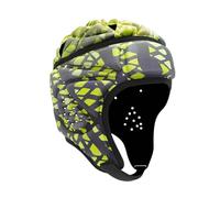 Gralara Casco Protector Rugby Protector Adultos EVA Transpirable con Banda Elástica Adecuado para Deportes de Contacto Entrenamiento Par, Amarillo