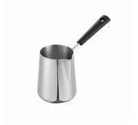 Gralara Cazo Vertedor Acabado Metálico Cazo Acero Inoxidable Apertura Estrecha Olla Condimento Líquido Aceite para Verter, 600ML
