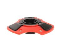 Gralara Cesta para Bastón de Senderismo Protector Desmontable de Punta Recambio para Barro Y Nieve en PP Accesorio para Senderismo Y Caminata Fácil de, Rojo