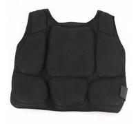 Gralara Chaleco Protector Acolchado Chaleco Pectoral Acolchado Granulado Ajustable Camiseta Acolchada , XXL para Altura 170CM O Más