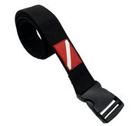 Gralara Cinturón de Buceo de liberación rápida de 1,3 m, Resistente PP para de Carga subacuática, cinturón de Snorkel de 5 cm de Ancho, Amarillo