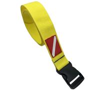 Gralara Cinturón de Buceo de liberación rápida de 1,3 m, Resistente PP para de Carga subacuática, cinturón de Snorkel de 5 cm de Ancho, Negro