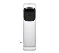 Gralara Climatizador Portátil Distancia Vertical Ventilador Torre con Control Remoto Silencioso para Familias, Salón, Dormitorio, Remoto Solo Frío【Borde Negro】