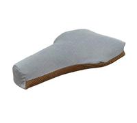 Gralara Cojín Meditación en Forma T Transpirable Cojín para Sentarse con Funda Extraíble Versátil Asiento para Meditadores, Lectura Serena, Gris