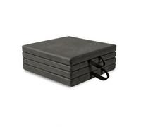 Gralara Colchoneta Ejercicio con Compacta Colchoneta Plegable Espesa Tapete Ejercicio para Mente-Cuerpo, Pilates, Negro