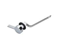 Gralara Componente Tanque Inodoro Elegante Palanca Descarga con Brazo Trasero Universal Interruptor Lateral Depósito Baño, Estilo D