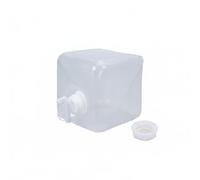 Gralara Contenedor Plegable Agua Bidón Depósito Garrafa con Grifo Asa Integrada y Diseño Compacto para Excursiones Acampada Ruta Lavado de Utensilios, 5L, Con Grifo Acabado Mate