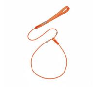Gralara Correa Antitirones Antiescape Correa Nailon Doble Tope Metálico Artículo Canino para Entrenamiento, Paseo, Naranja