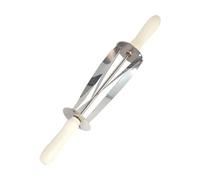 Gralara Cortador de cruasanes, máquina para Hacer Pan, Cuchillo rodante de Forma Uniforme, fácil de Usar, práctico Cortador de pastelería, rebanadas de, Medio