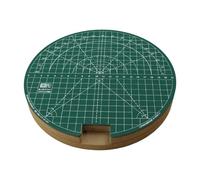 Gralara Cortadora de Goma para Tenis de Mesa, Estación de Corte de Láminas de Goma, Tapete de Trabajo Resistente, Redondo, Banco de Trabajo para Re, Rotativo de 29 Mm de Espesor