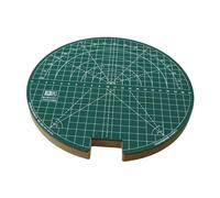 Gralara Cortadora de Goma para Tenis de Mesa, Estación de Corte de Láminas de Goma, Tapete de Trabajo Resistente, Redondo, Banco de Trabajo para Re, 15 Mm de Espesor