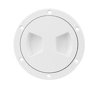 Gralara Cubierta de Inspección para Barco con Placa de Cubierta Impermeable Tapa Extraíble de Goma Resistente Y Fácil de Abrir Adecuada para Yates Barco, 4 Pulgadas