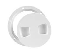 Gralara Cubierta de Inspección para Barco con Placa de Cubierta Impermeable Tapa Extraíble de Goma Resistente Y Fácil de Abrir Adecuada para Yates Barco, 6 Pulgadas
