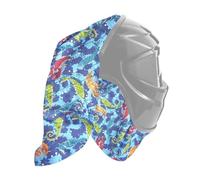 Gralara Cubierta Extendida Cabeza y Cuello Antichispas Capucha Protección Completa Protector Salpicaduras Tapa Protectora para, Array, Azul, Verde, Naranja, Rojo Mundo Submarino, Mundo Submarino