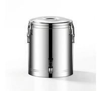 Gralara Cubo Térmico con Tapa Comercial Tarro Aislado con Tapa Sellado Recipiente para Restaurantes, Comedores, 50L, Con Grifo