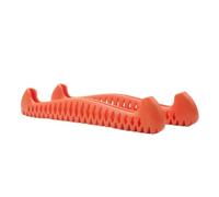 Gralara Cubrecuchillas Patines Hielo Fácil de Poner Funda Patines Resistente Protector Skate para Entrenamiento, 34-40, Naranja Pálido