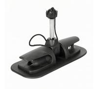 Gralara de Bloqueo de Pala Accesorio para Lancha Soporte de Eje Vertical Cuerpo de PVC con Puntos de Fijación Doble Alojamiento Adecuado para Botes Inflables Rafting Pesca Manejo Organizado, Negro