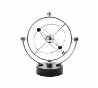 Gralara de de Escritorio Adorno de Mesa Escultura Dinámica Juguete Científico Decoración Moderna con Balance Electrónico Exhibición Cambiante y Hipnótica, L 30min Galaxy Caos