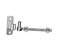 Gralara de Portón para Portón de Acero Inoxidable con Ojo y Gancho Adecuada para Granjas Entradas, 8inch
