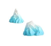 Gralara Decoración de Iceberg de Acuario, Modelo de Iceberg de Acuario para Oficina, Hogar, Jardín