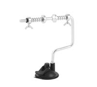 Gralara Enrollador Línea Pesca Ajustable Bobinador Hilo Pescar Resistente Soporte Carrete con Ventosa para Taller, Estilo De Base De Ventosa Con Posicionamiento De Aleación De Aluminio