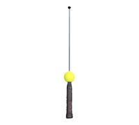 Gralara Entrenador de Swing de Tenis Dispositivo de Ejercicios Calentamiento Herramienta para Mejorar Coordinación Aumenta Precisión Material Metálico Adecua, 74 centímetros