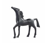 Gralara Estatua de Perro con Cabeza de Gramófono Estilo Surrealista Adorno Perro con Trompeta Resistente a la Decoloración para Estudio, Oficina, Entrada, M4