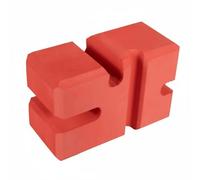 Gralara Eva Foam Brick Bloque Banca Bloque de Entrenamiento Accesorio de Gimnasio Soporte de Barra en EVA Compacta Portátil Adecuado para Sesiones de Fuerza, 230x160x100mm