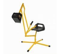 Gralara Excavadora con Asiento Metálico Juguete Infantil Seguro y Resistente para Niños, Pequeño Sin Ruedas