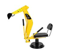 Gralara Excavadora para Montar Manual Giratorio Excavadora Juguete con Brazo Excavador Articulado Realista para Cuarto Juegos