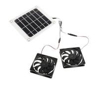 Gralara Extractor de Aire Solar IP65, Resistente al Agua, Ventilador con energía Solar de Alto Rendimiento, Kit de Ventilador Solar para cobertizo