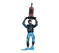 Gralara Figura de Acción Miniatura Buceador Adorno para Pecera Figuras de Acuario Educativo Decorativas para Niños Maestros Terrarios, Estilo 2