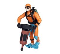 Gralara Figura de Acción Miniatura Buceador Adorno para Pecera Figuras de Acuario Educativo Decorativas para Niños Maestros Terrarios, Estilo 4