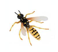 Gralara Figura de Animada Realismo Manual Educativo Juguete Colección Animal Textura Intricada Adecuada para Enseñanza Escolar Hogar Set de Ciencias, Avispa